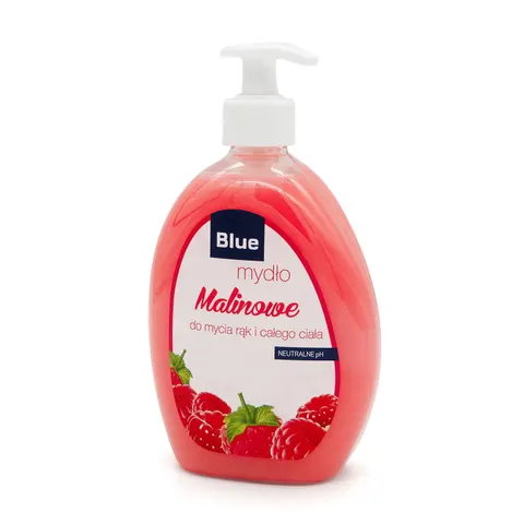 Mydło w płynie BLUE 500ml malina