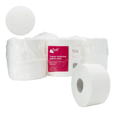 Papier toaletowy Soft Premium celuloza 140m, 12szt