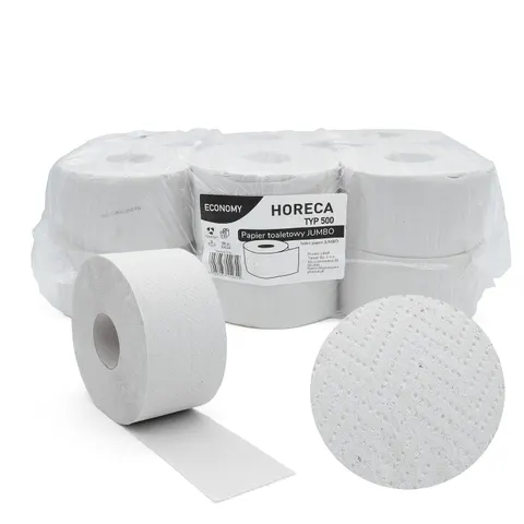Papier toaletowy Horeca, 100 metrów 2w biały 65%