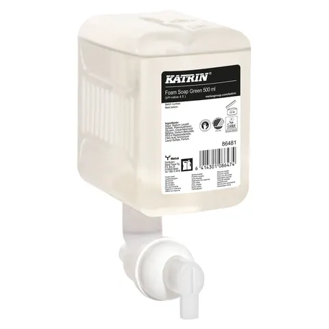 Katrin mydło do rąk w piance 500 ml, Green 12 szt.
