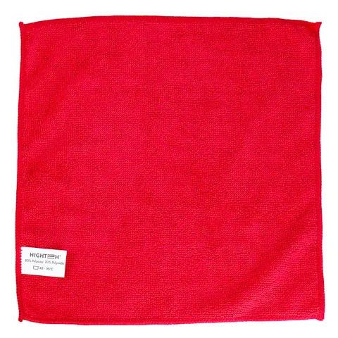 Ścierka z mikrofibry 30x30 czerwona luz