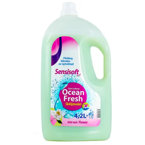 Płyn do płukania Sensisoft 4,2L zielony - kwiatowy