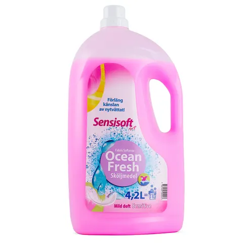 Płyn do płukania Sensisoft 4,2L różowy - sensitive