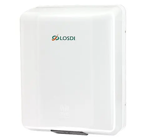 Suszarka elektryczna, moc 1800 W, biała, ABS