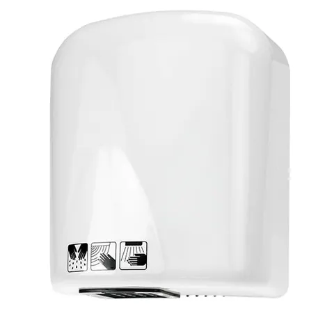 Suszarka do rąk 1650 W biała, ABS