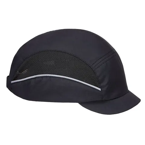 Portwest PS69 Czapka antyskalpowa AirTech z małym daszkiem czarny