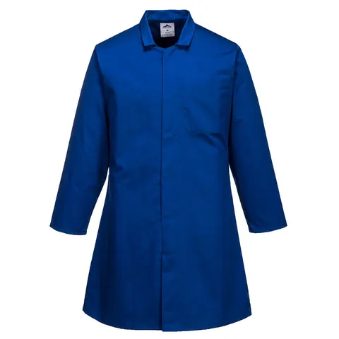 Fartuch spożywczy męski z jedną kieszenią Royal Blue