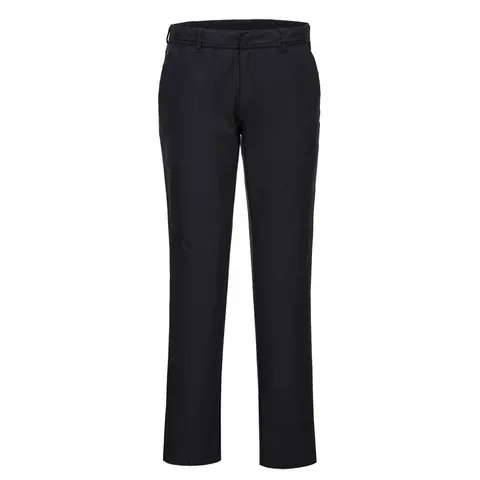 Elastyczne spodnie robocze damskie Chino Slim Black