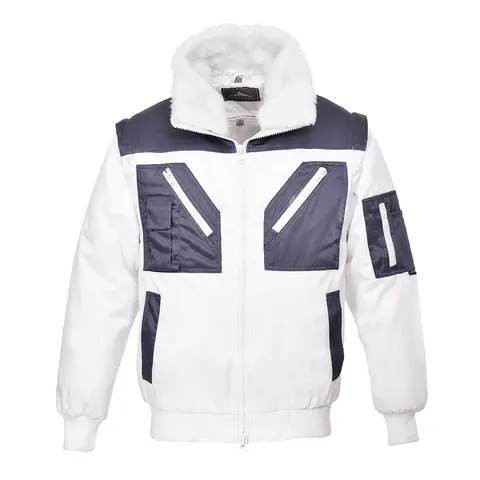 Kurtka pilotka 4 w 1 White