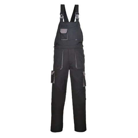 Ogrodniczki dwukolorowe Portwest Texo. Black Tall