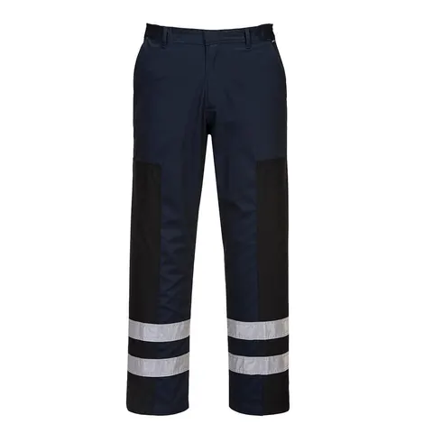 Spodnie wzmacniane na bokach Navy