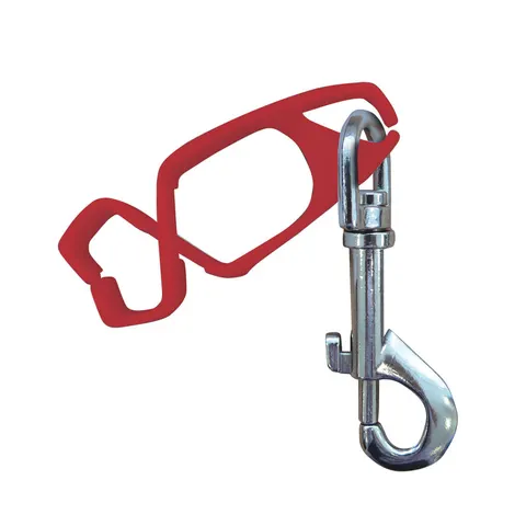 Klipsy do rękawic - 40 sztuk Red