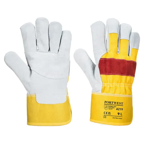 Klasyczna Rękawica Chrome Rigger Yellow/Red