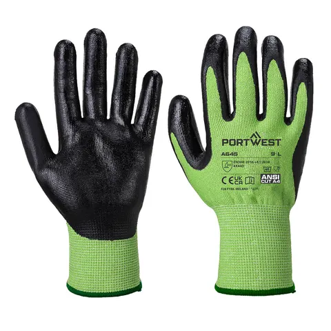Green Cut - pianka nitrylowa Green/Black