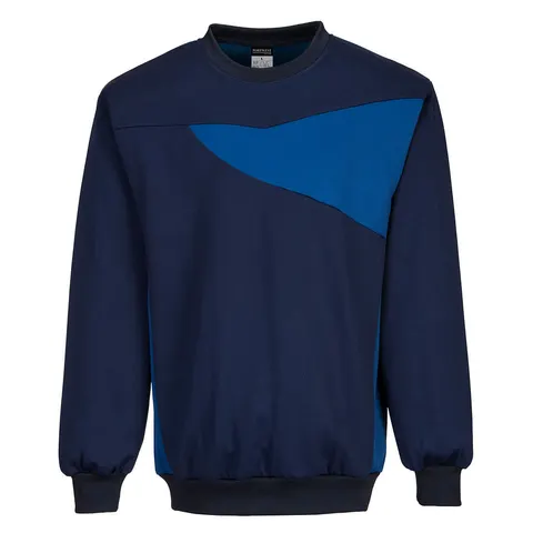 Bluza PW2 okrągłym wykończeniem pod szyją Navy/Royal