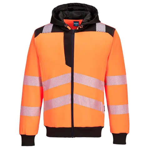 Bluza ostrzegawcza PW3 z kapturem Orange/Black