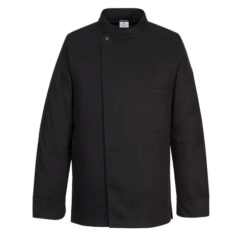 Bluza szefa kuchni Surrey z długim rękawem Black