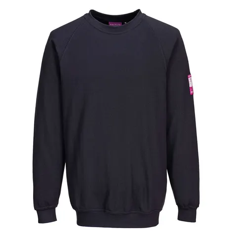 Bluza trudnopalna, antyelektrostatyczna z długimi rękawami Navy