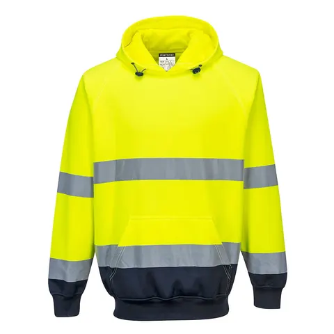 Dwukolorowa bluza z kapturem Yellow/Navy