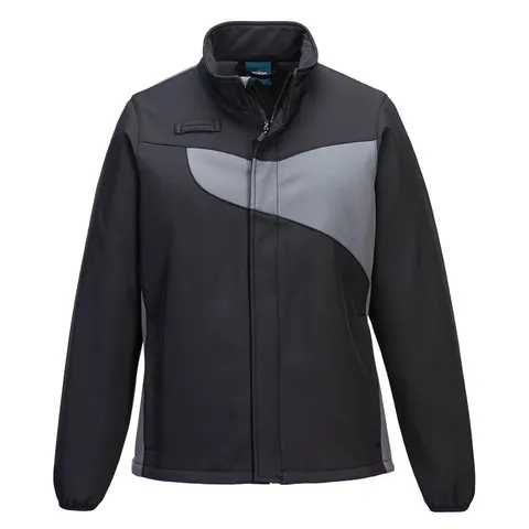 Damska kurtka softshell PW2 (2L) Black/Zoom Grey