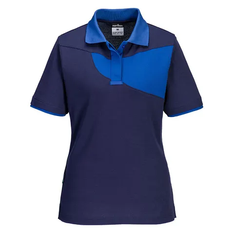 Damska koszulka polo PW2 Navy/Royal