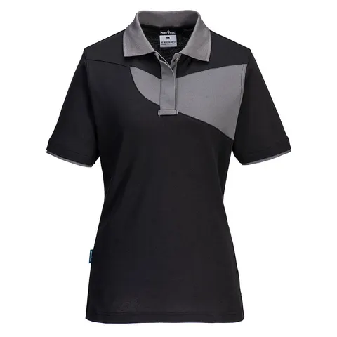 Damska koszulka polo PW2 Black/Zoom Grey