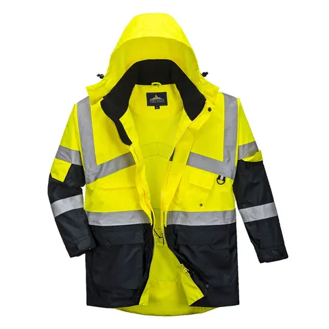 Dwukolorowa kurtka ostrzegawcza oddychająca Yellow/Navy