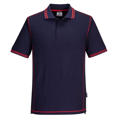 Dwukolorowa koszulka polo Navy/Red