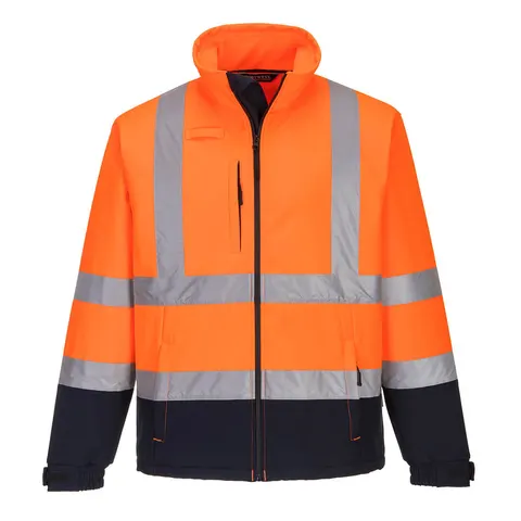 Dwukolorowy Softshell (3 warstwy) Orange/Navy
