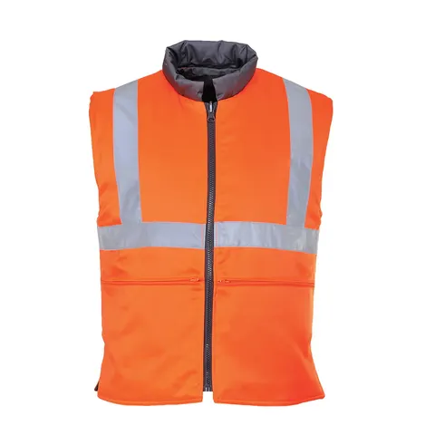 Dwustronny ocieplacz ostrzegawczy Orange