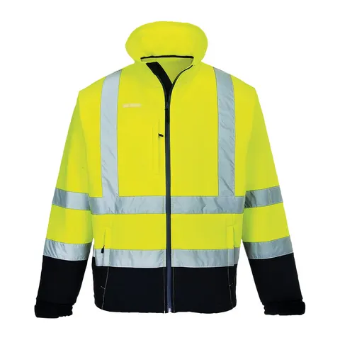 Dwukolorowy Softshell (3 warstwy) Yellow/Navy