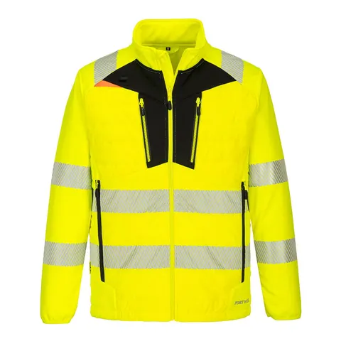 Hybrydowa kurtka ostrzegawcza Baffle DX4 Yellow/Black