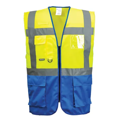 Kamizelka ostrzegawcza Executive Warsaw Yellow/Royal