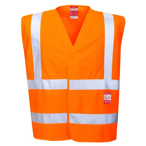 Kamizelka ostrzegawcza trudnopalna Orange