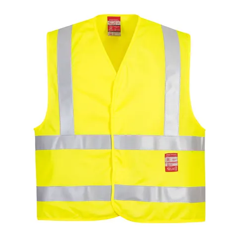 Kamizelka ostrzegawcza trudnopalna Yellow
