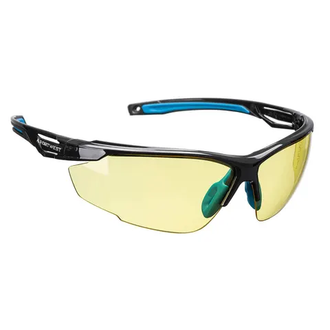 Anthracite KN Safety Glasses Amber