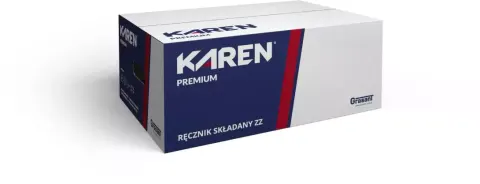 Karen Ręcznik papierowy w składce ZZ 3200 celuloza premium biały F92199