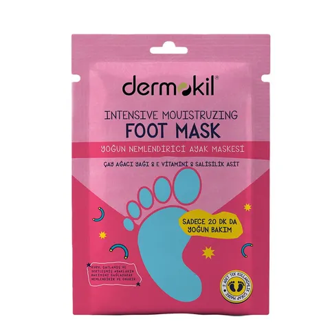 Dermokil Intensive Mouistruzing Foot Mask - Maska do stóp intensywny nawilżający 30ml