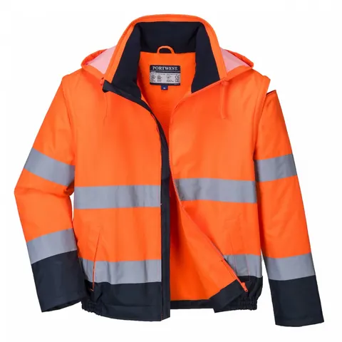 Kurtka ostrzegawcza ocieplana wodoodporna PORTWEST C464 ONR XXXL