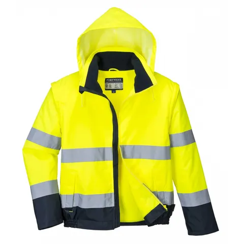 Kurtka ostrzegawcza ocieplana wodoodporna PORTWEST C464 YNR XXXL