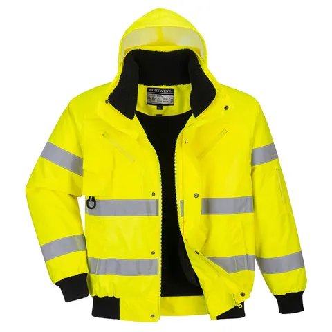 Kurtka ostrzegawcza Bomber 3w1 Yellow