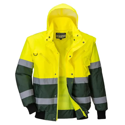 Kurtka ostrzegawcza Bomber X Yellow/Green