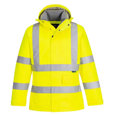 Ostrzegawcza kurtka zimowa Eco Yellow