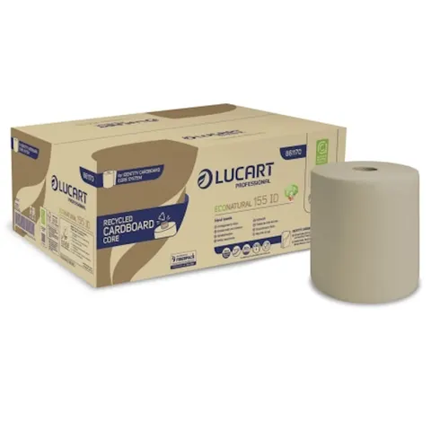 Lucart Ręcznik papierowy Econatural 155m (6 rolek)(861170)