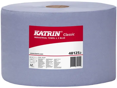 Czyściwo przemysłowe 48125 Katrin Classic L 3 Blue laminated / 2 rolki