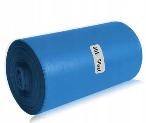 Worek LD 60l opakowanie 50 szt. Niebieskie