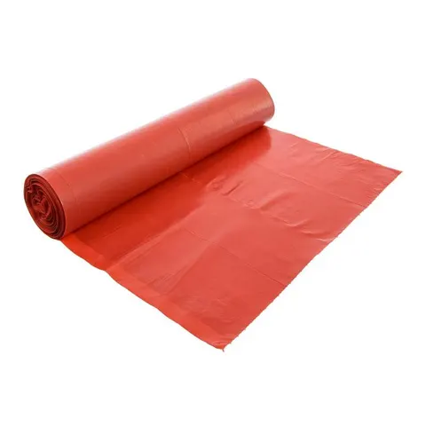 Worek na odpady LD 120l opakowanie 25 szt. Czerwone