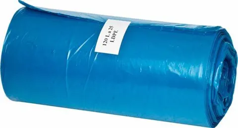 Worek LD 120l na odpady - 25 szt.Niebieskie
