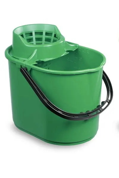 Wiadro „LIGHT” z odciskarka 12L zielone
