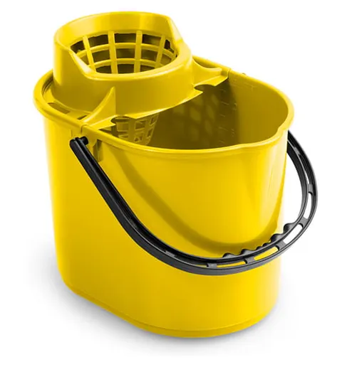Wiadro „LIGHT” z odciskarką 12L żółte